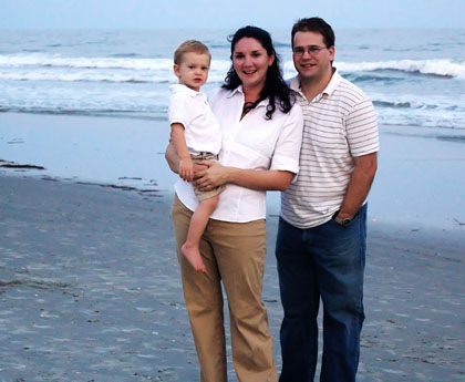 The Humphries Family At The Beach