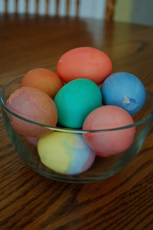 Colored Easter Eggs Colored Easter Eggs