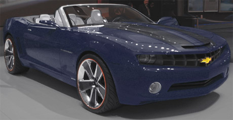 Now that's more like it... Blue Camaro
