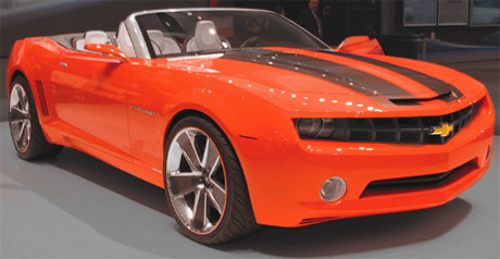 Camaro Convertible Concept Car - Why are show cars always red!?!? Camaro Convertible Concept Car