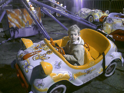 Will, in a carnival ride Will, in a carnival ride